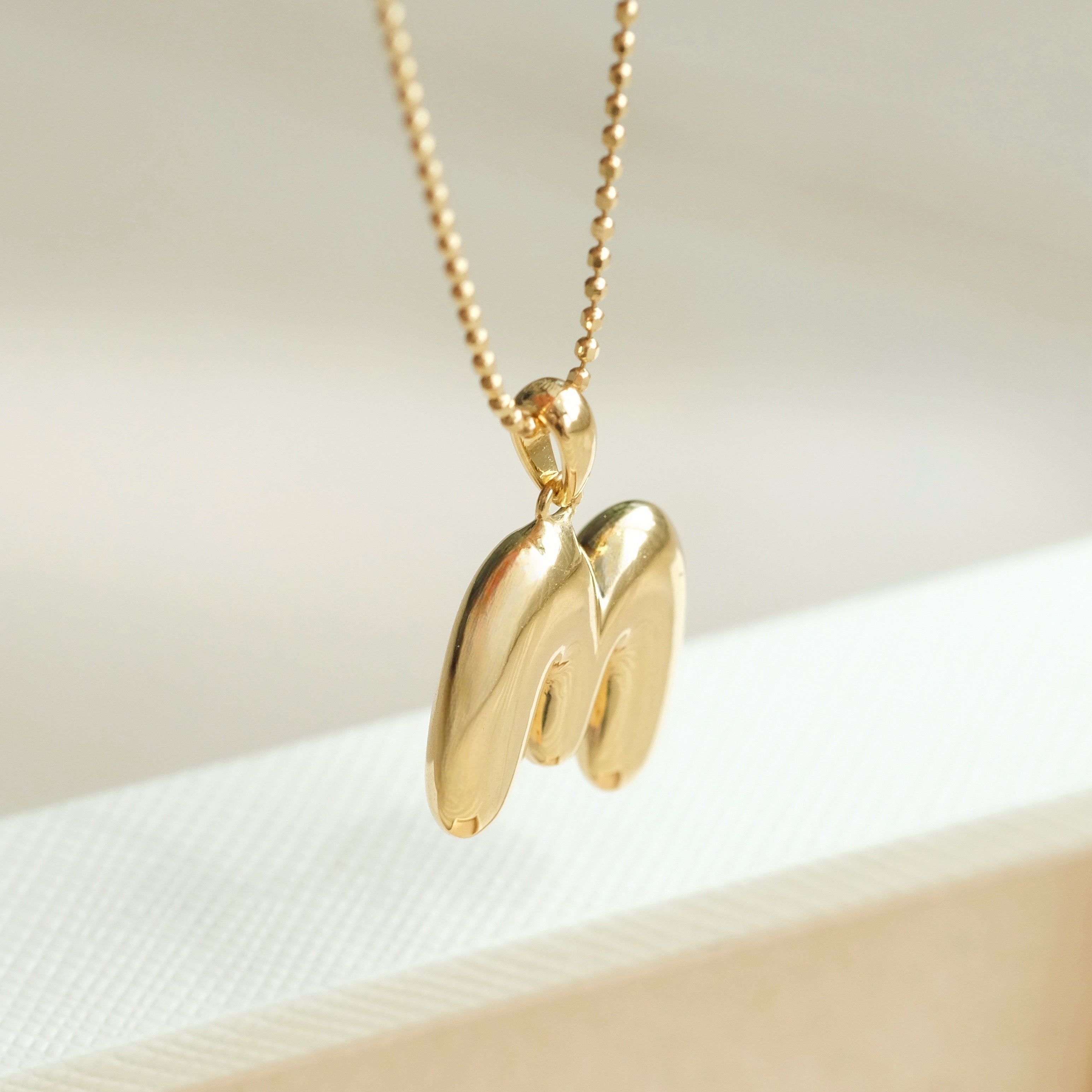 Balloon Initial Letter Pendant