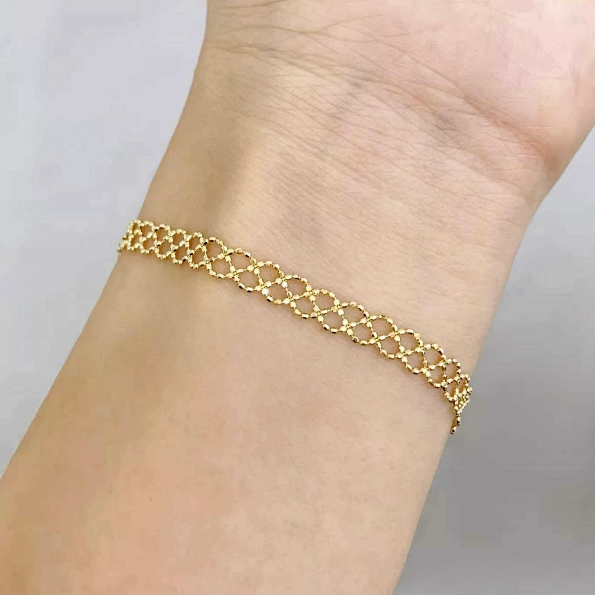 Thin Lace Bracelet
