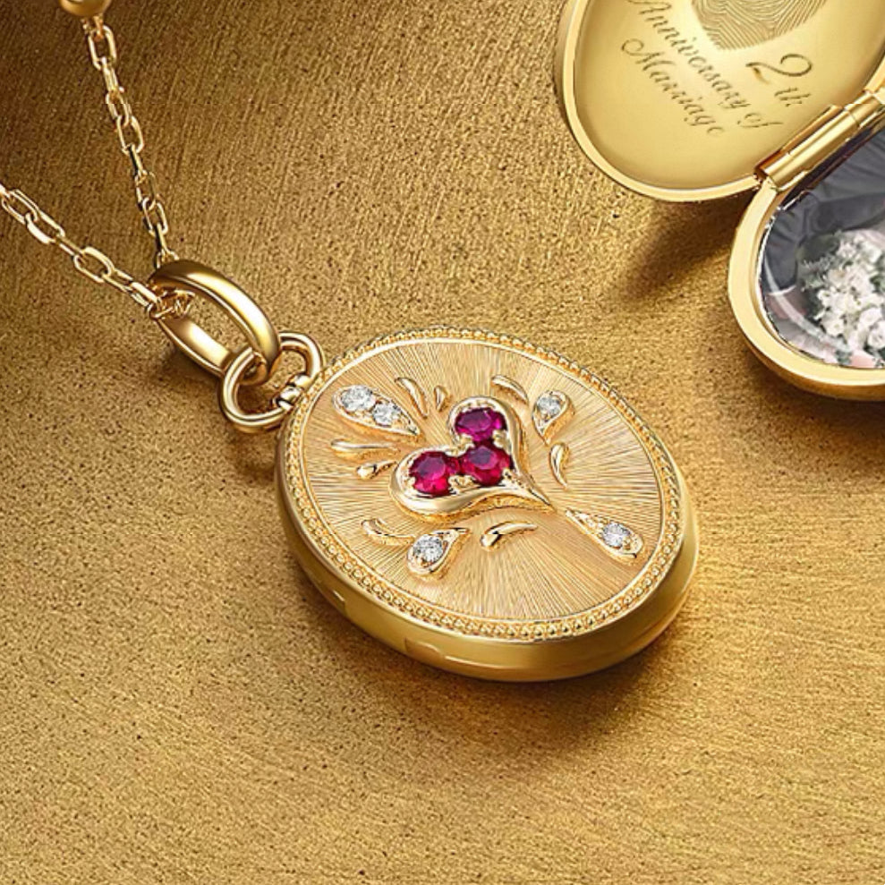 Ruby Photo Locket