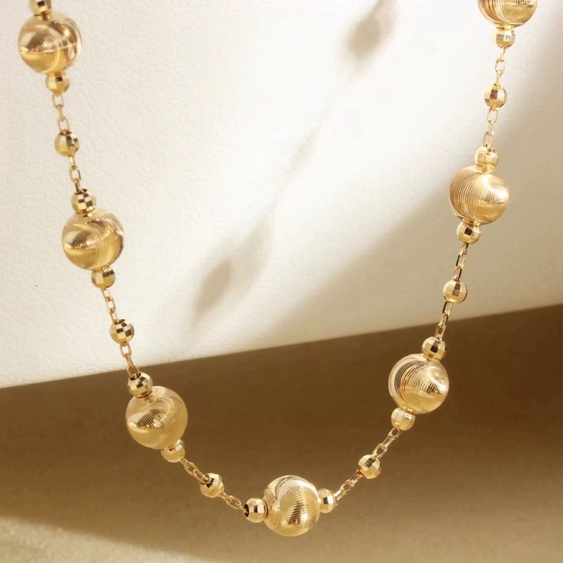 Cat Eye Beads Necklace