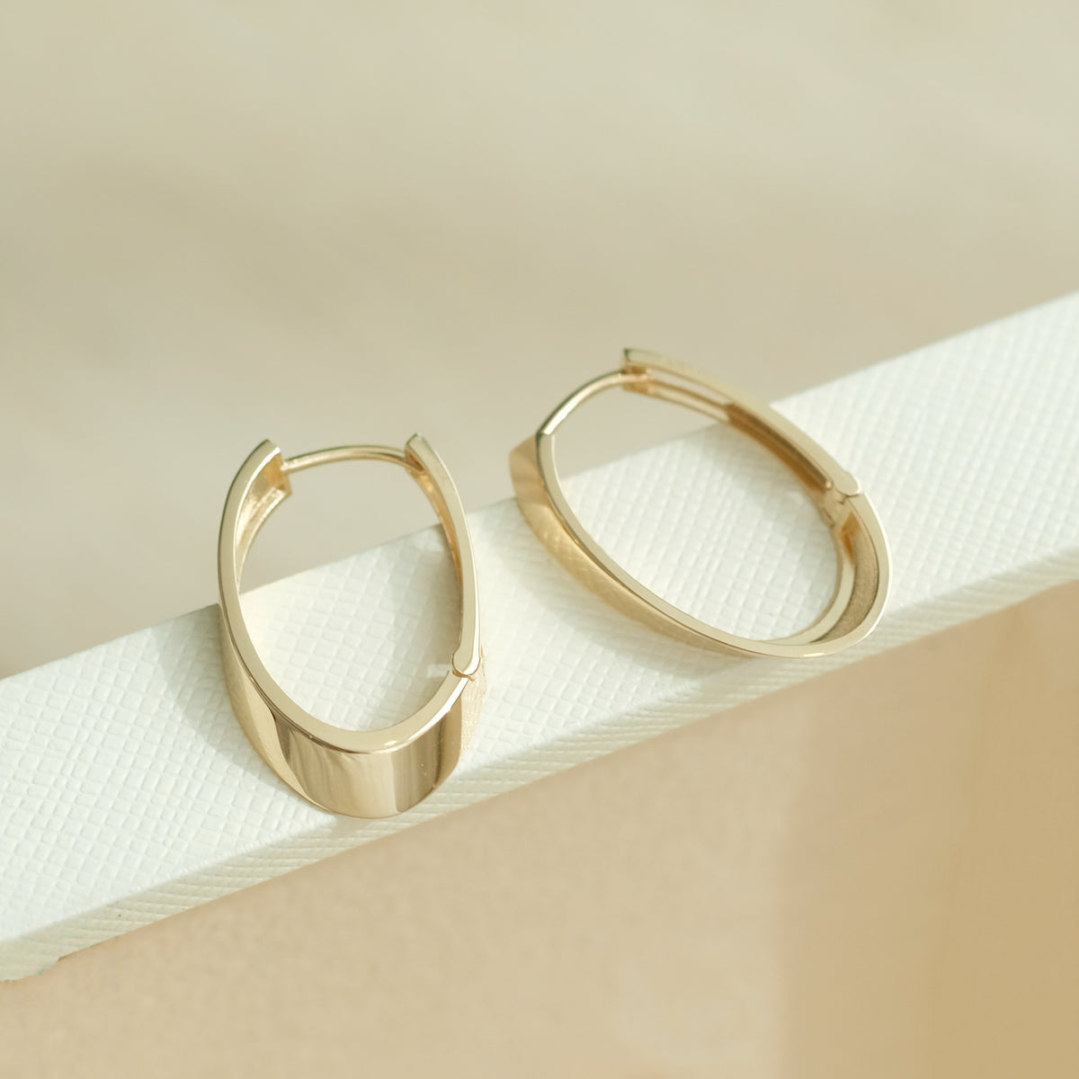 Ovate Large Hoops