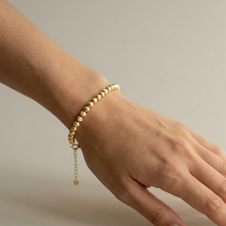 4mm Cat Eye Beads Bracelet