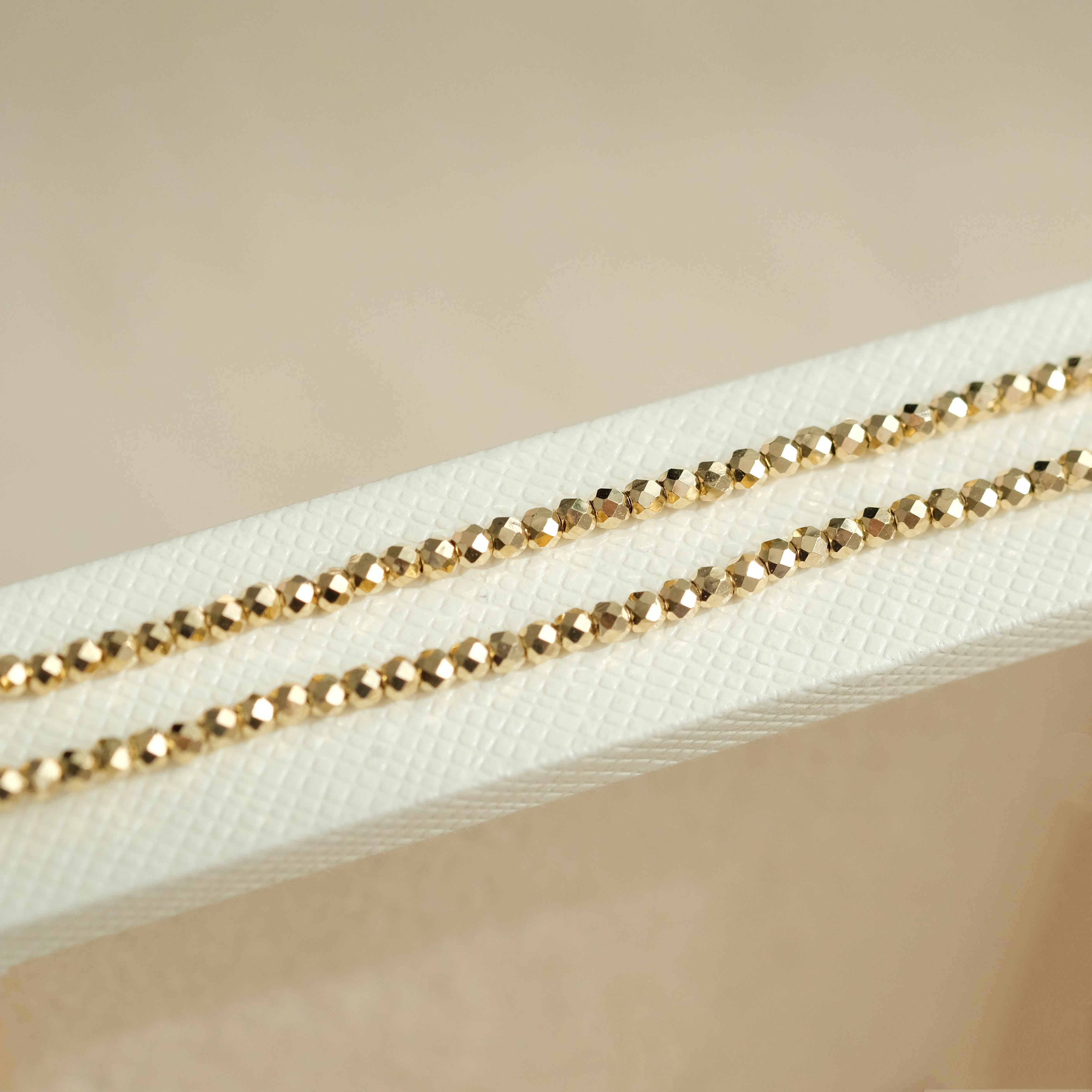 Laser Cut Beads Necklace