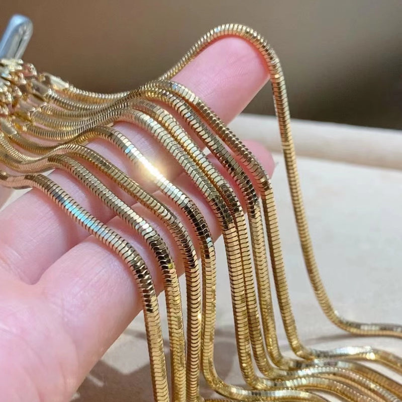 Round Herringbone Bracelet