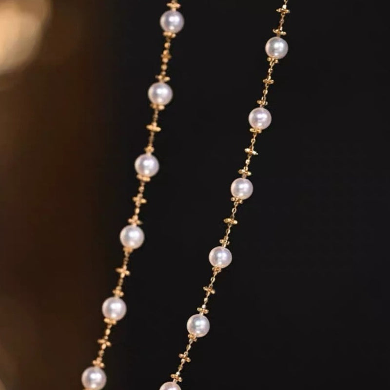 Multi Pearl Adjustable Necklace
