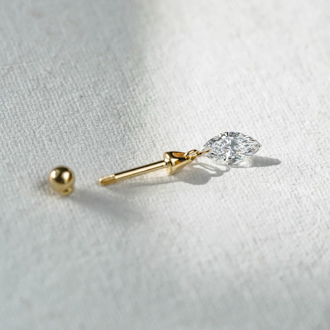 Floating Diamond Studs