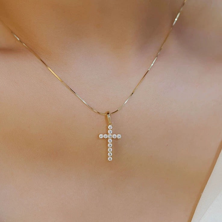 Mini Cross Charm