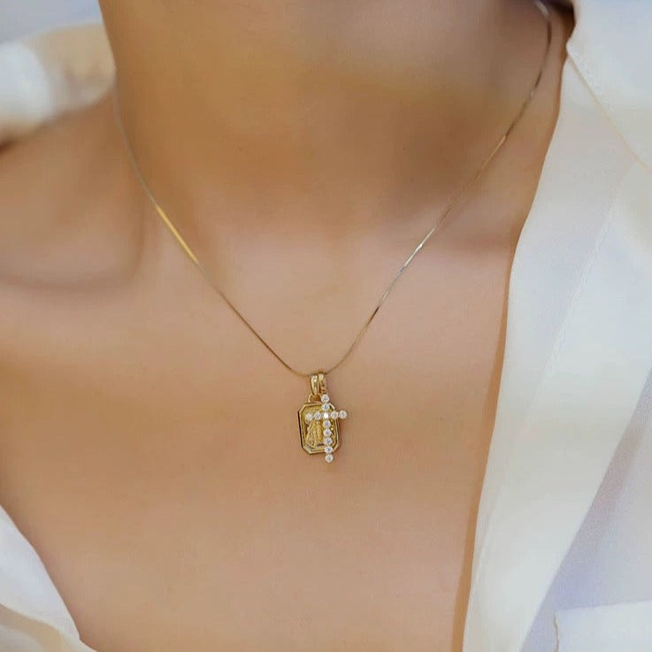 Mini Cross Charm