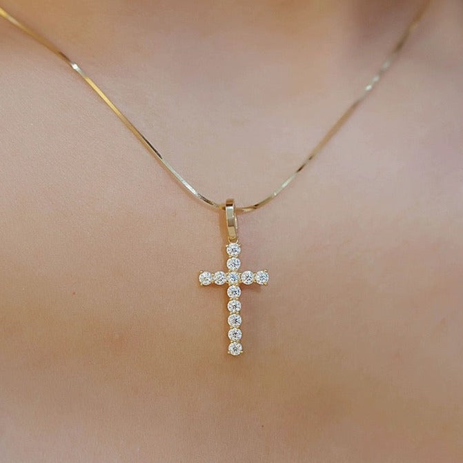 Mini Cross Charm