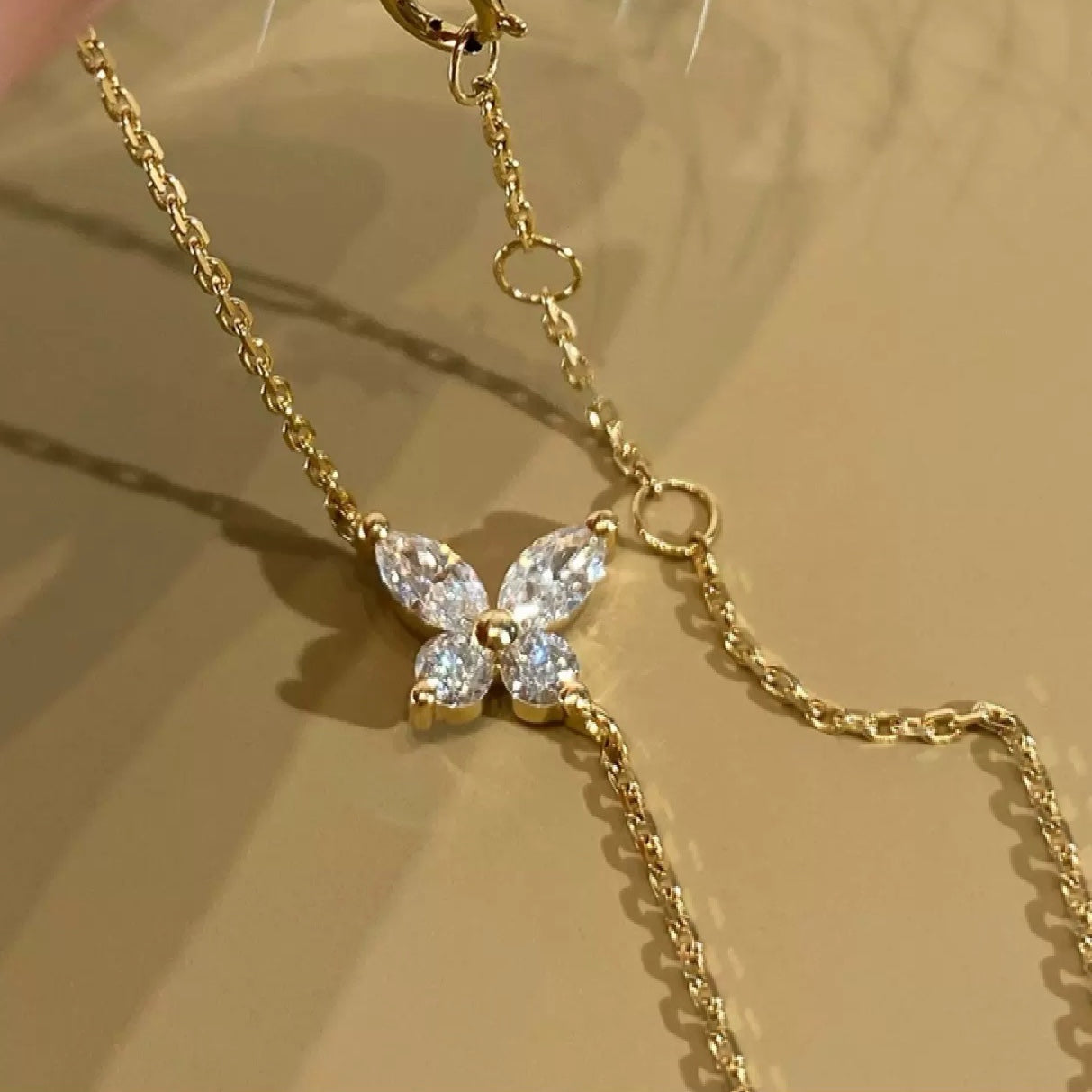 Diamond Butterfly Bracelet