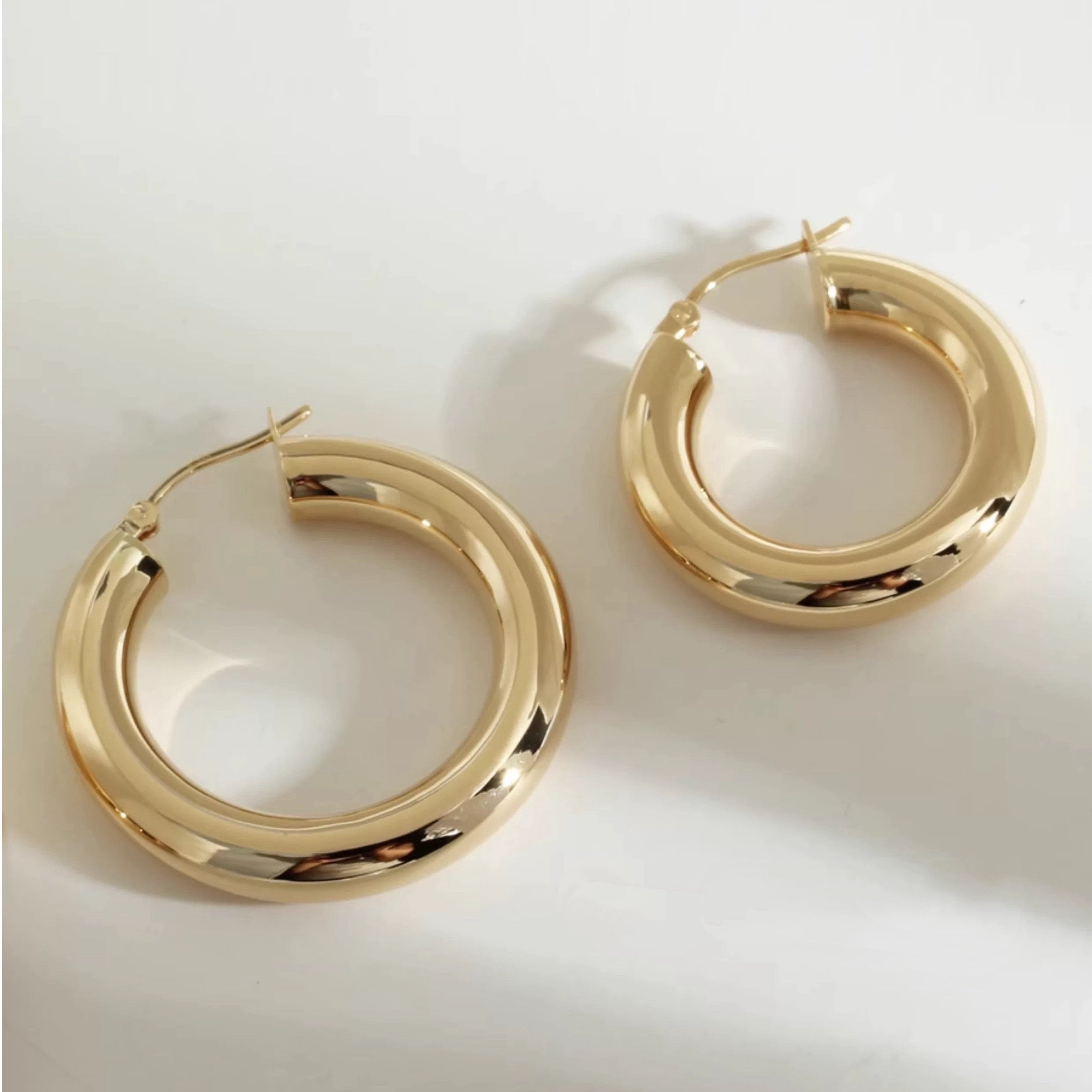 Chunky Tube Earrings