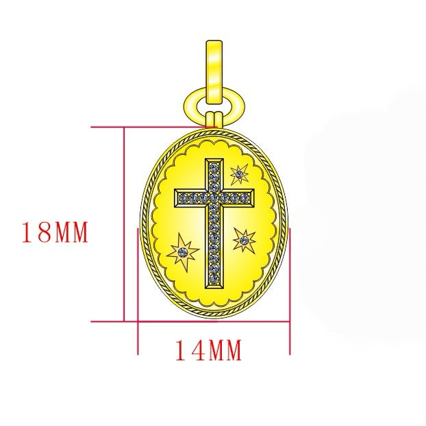 Cross Photo Locket