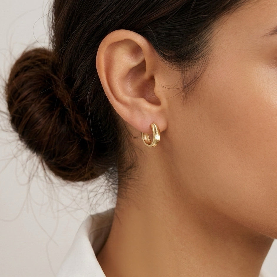 Cat Eye Hoop Earrings