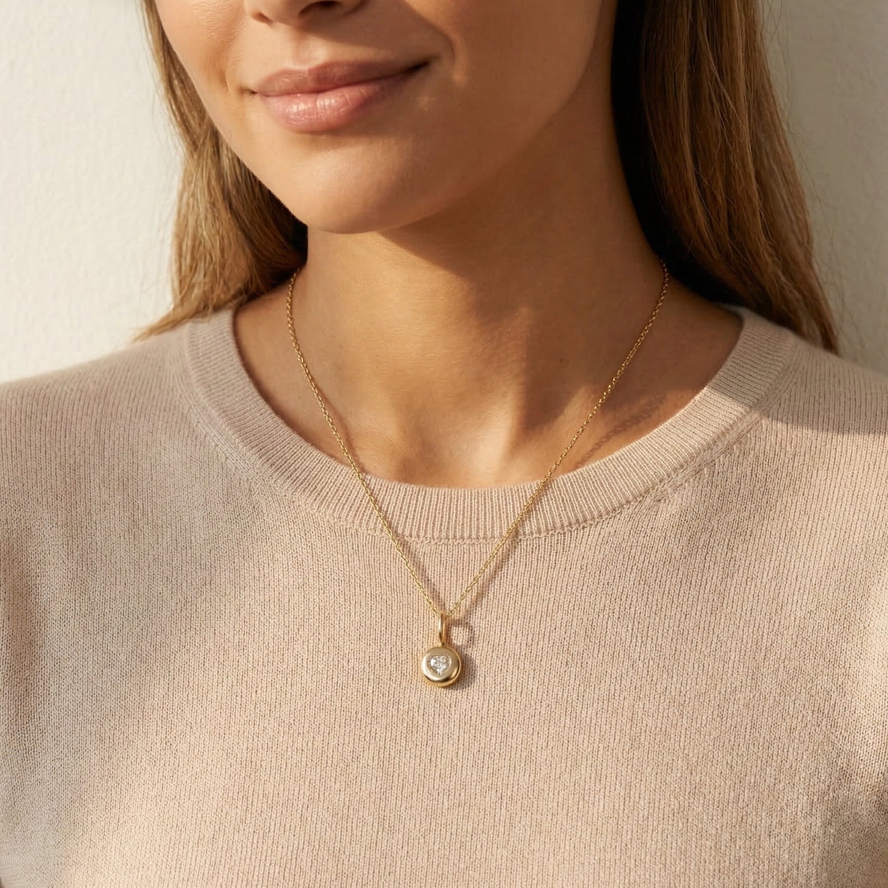 Dainty Solitaire Pendant