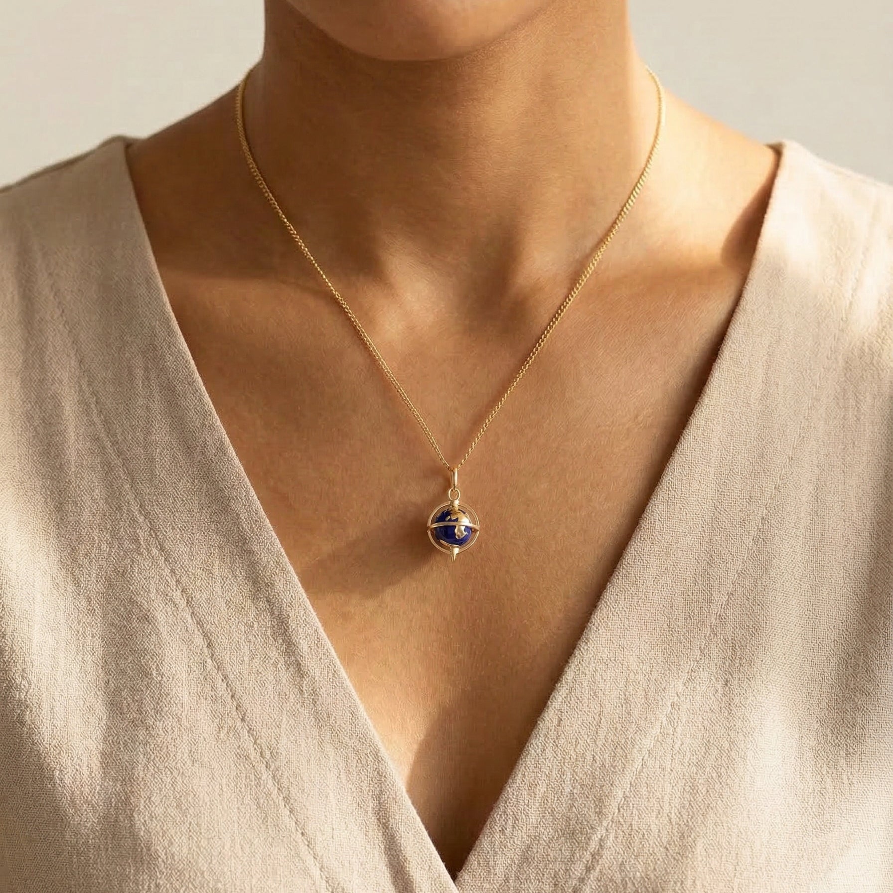 World Map Charm