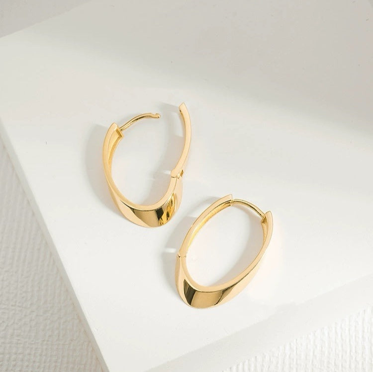 Ovate Large Hoops