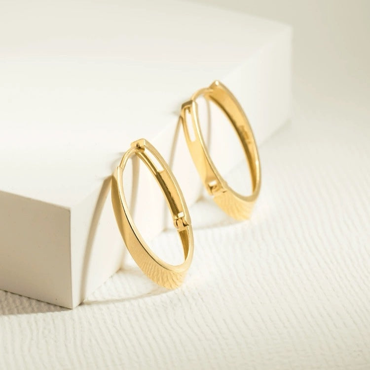 Ovate Large Hoops
