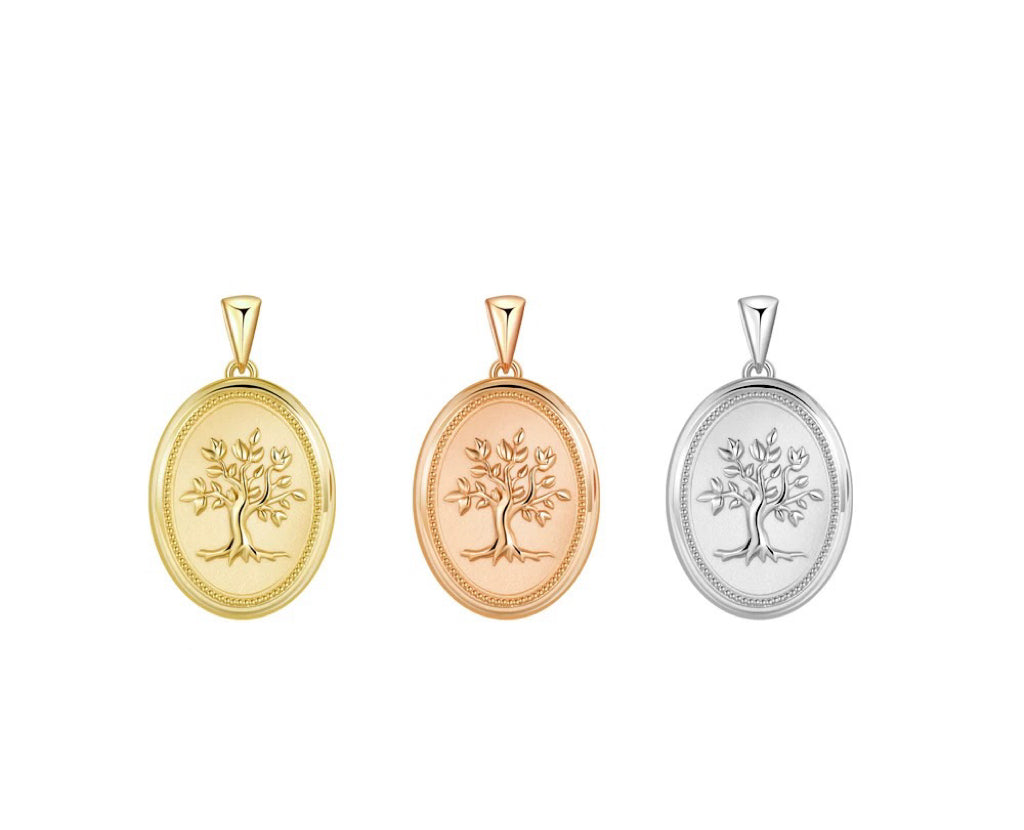 18K Tree of Life Photo Locket