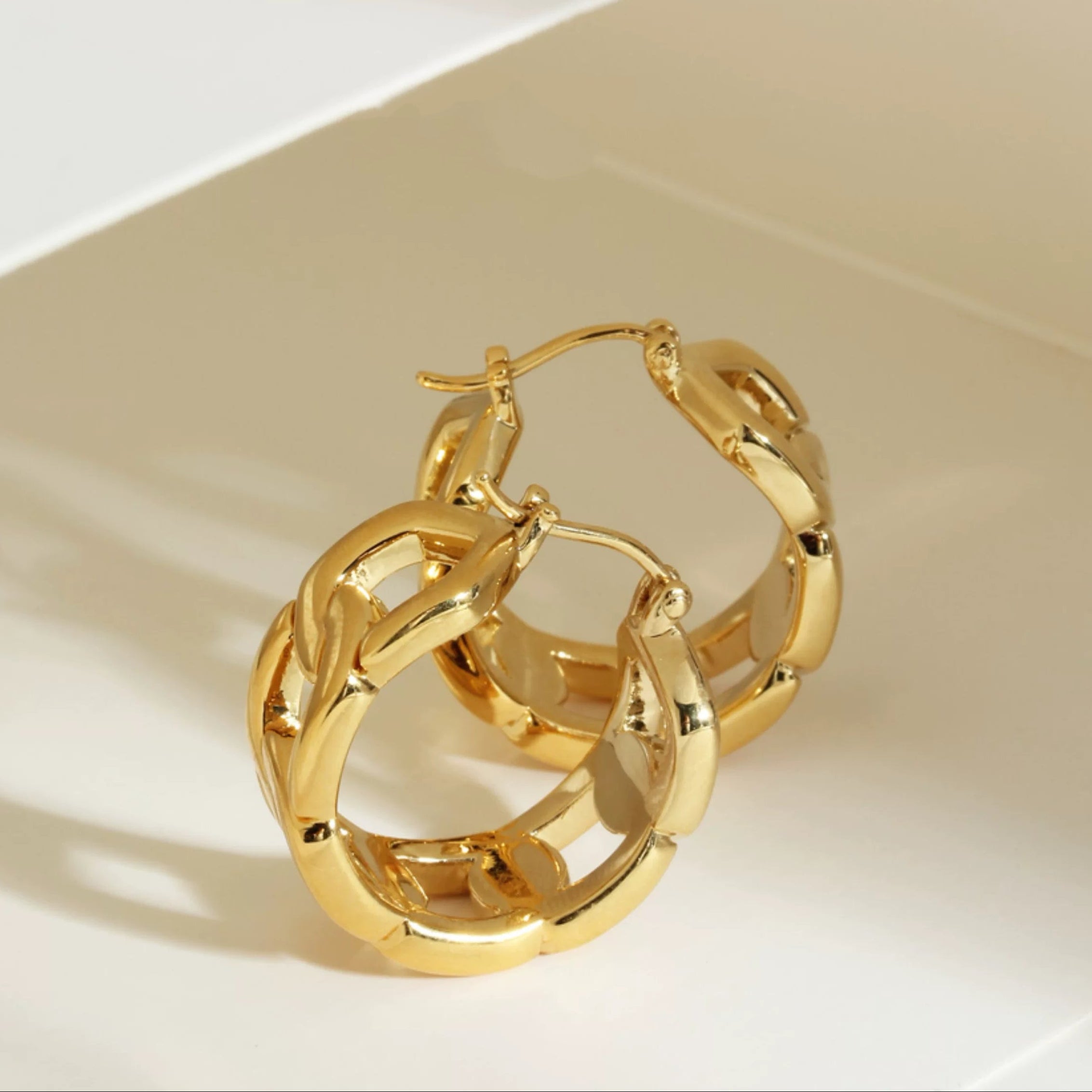 Large Link Hoops