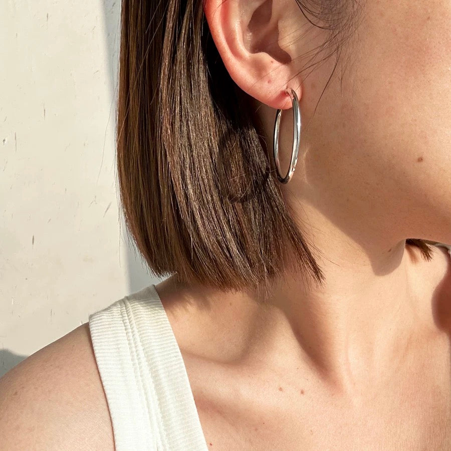 Large Plain Hoop
