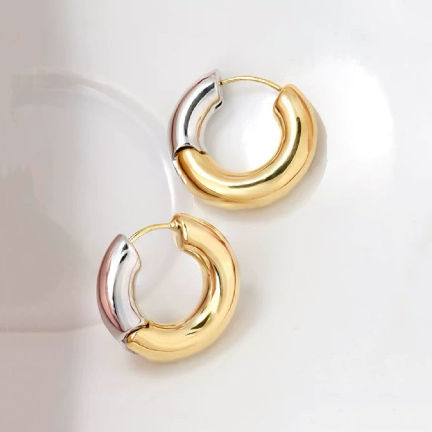 Two Tone Tube Hoop