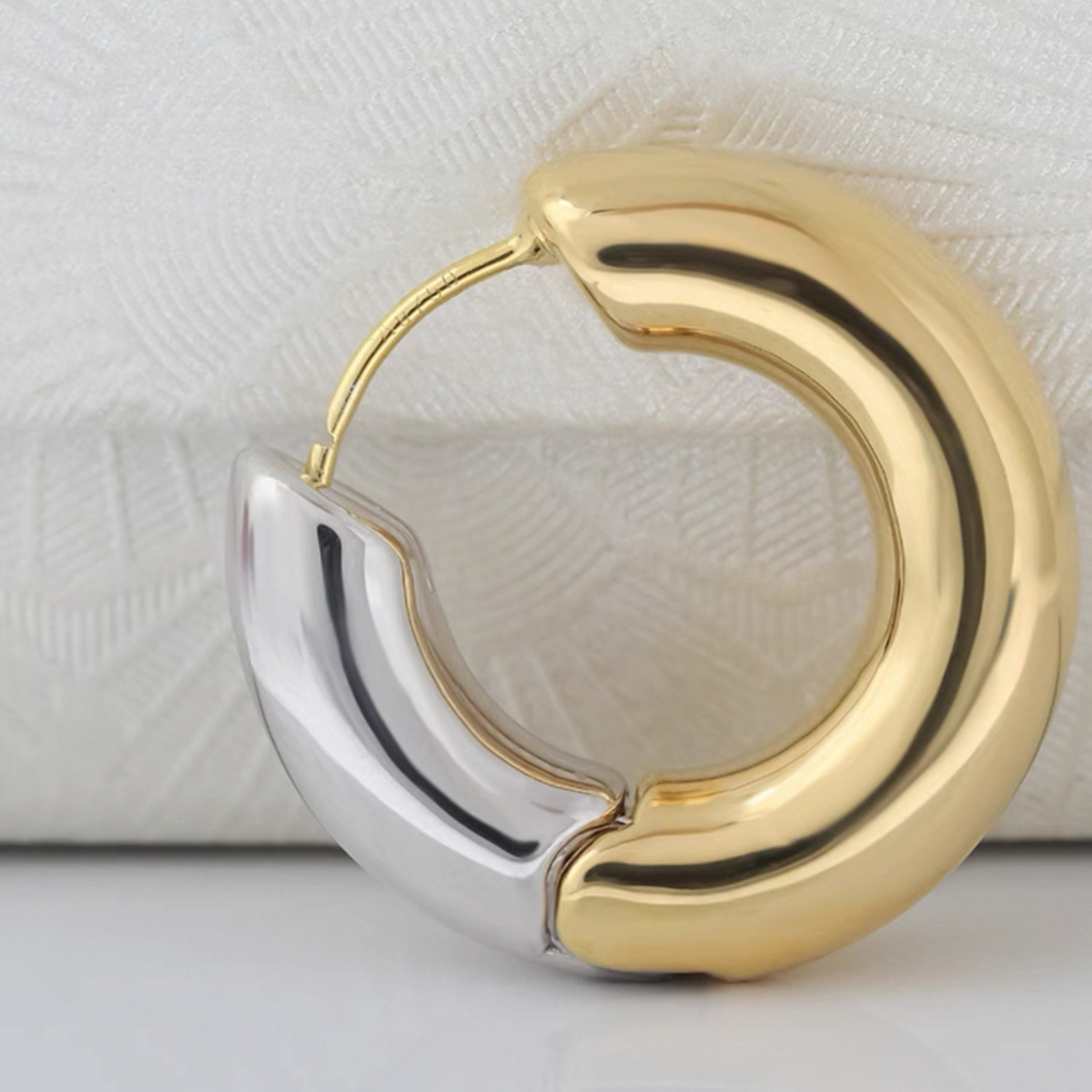 Two Tone Tube Hoop