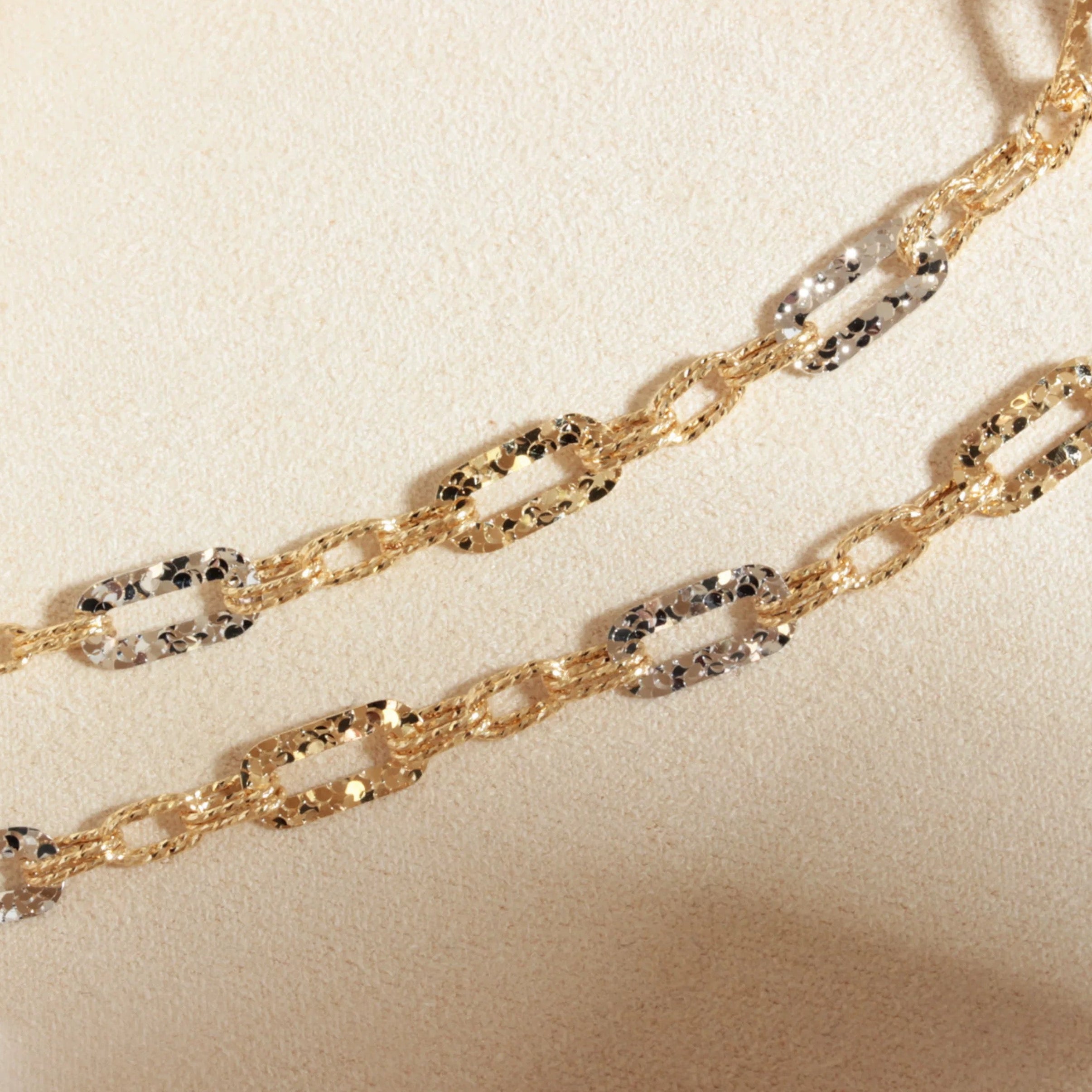 Two Tone Link Bracelet