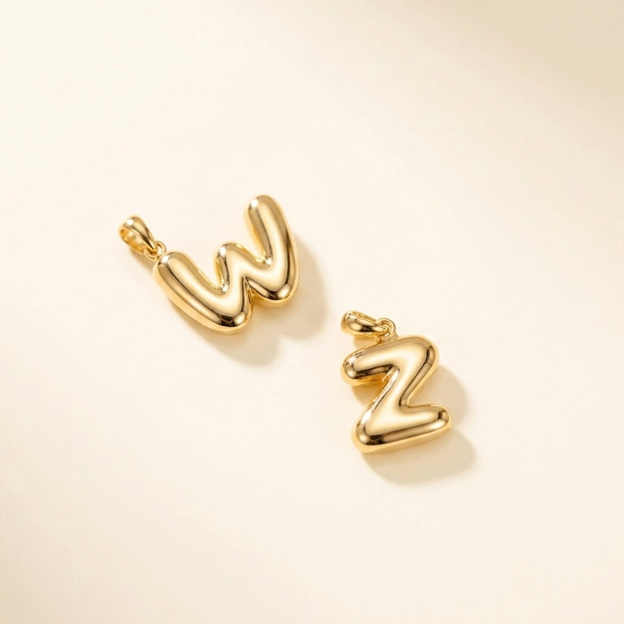 Balloon Initial Letter Pendant