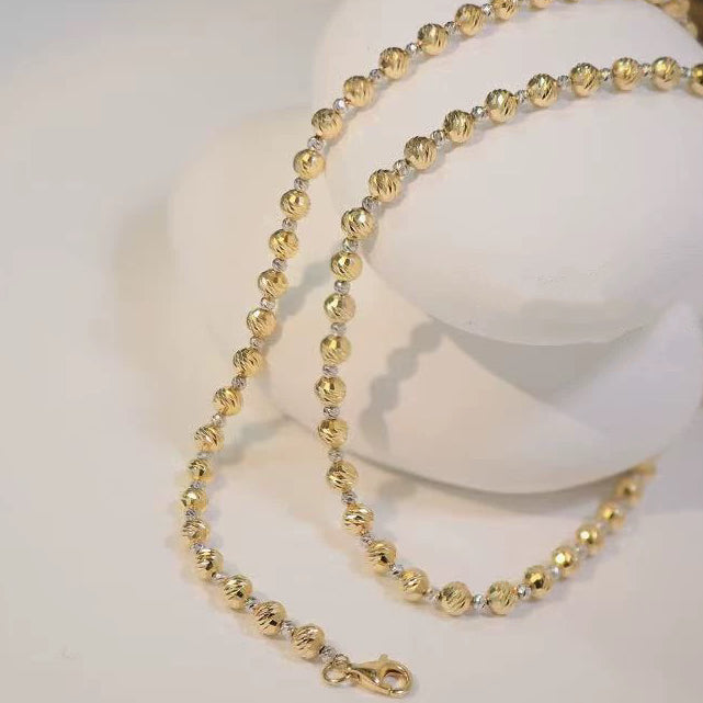 Laser Cut Two Tone Necklace