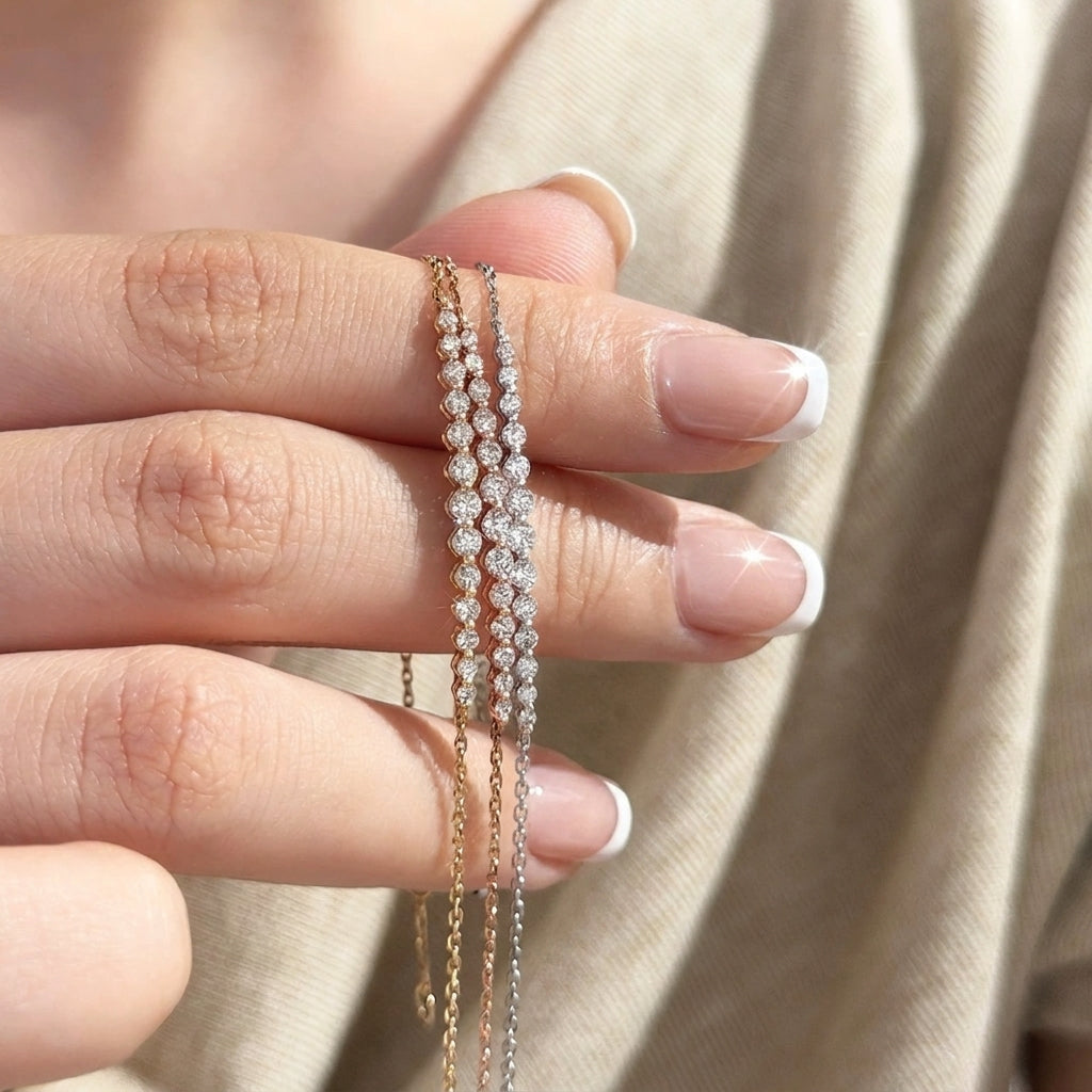 Diamond Bar Bracelet