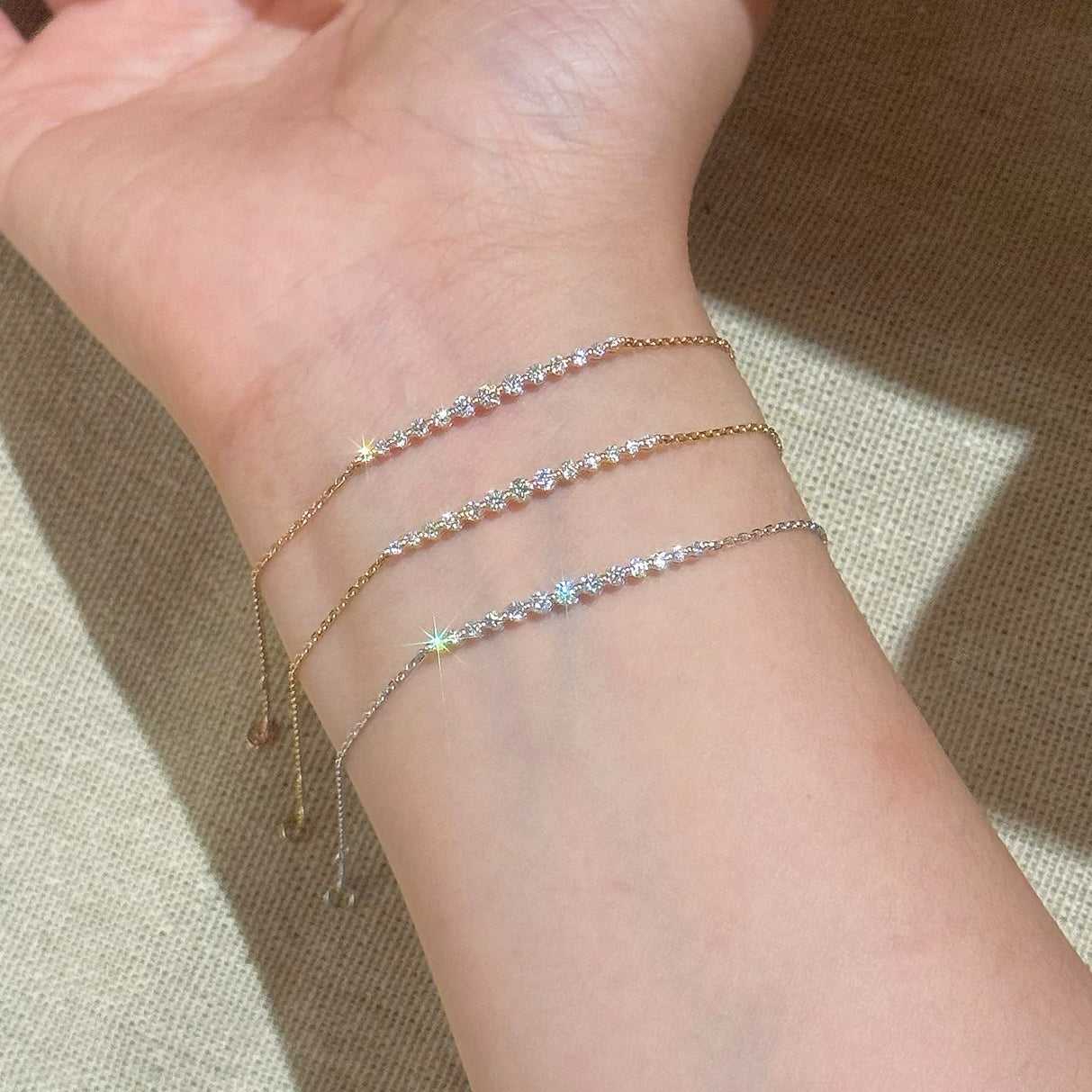 Diamond Bar Bracelet