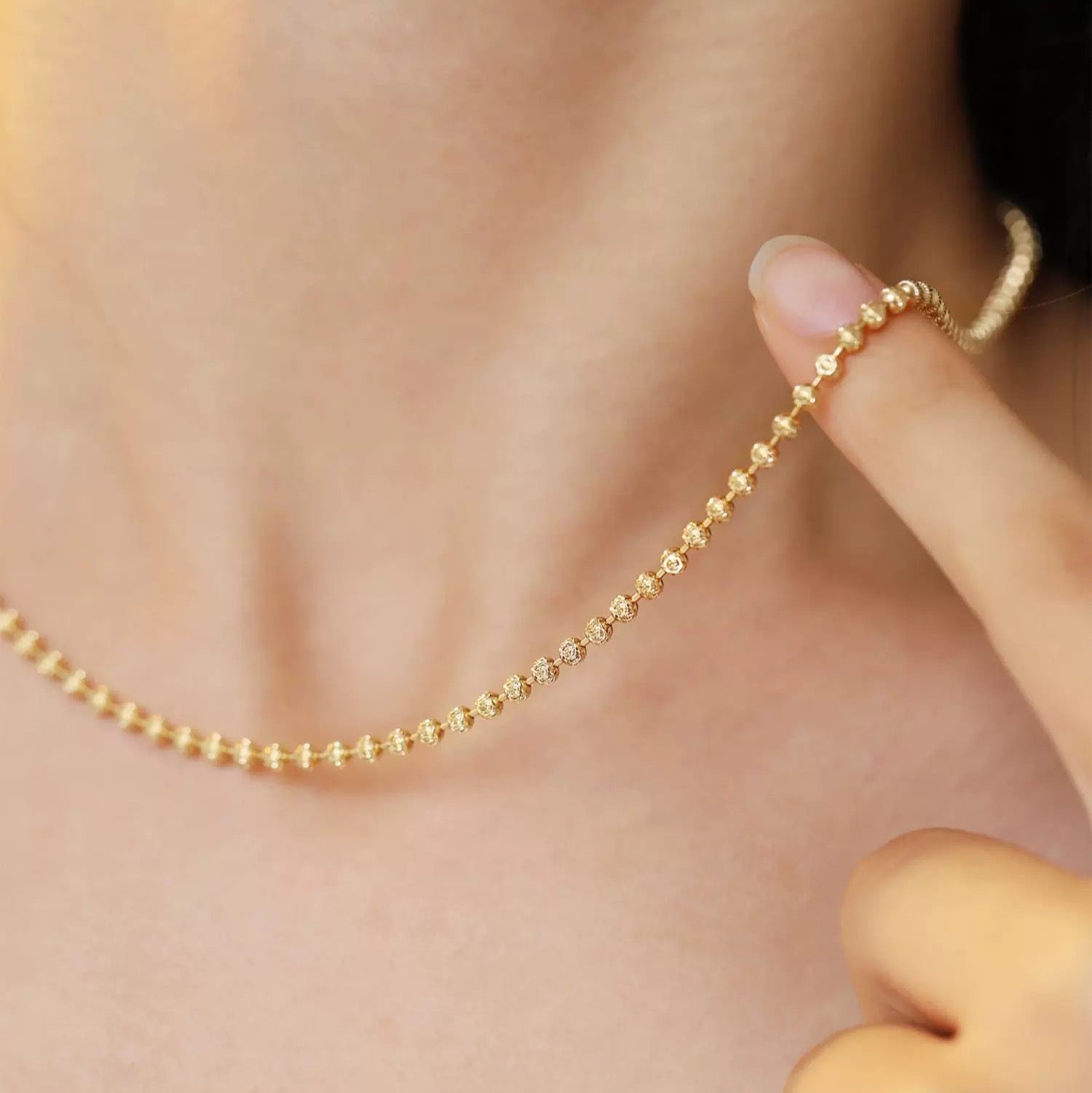 2.5mm Beads Necklace