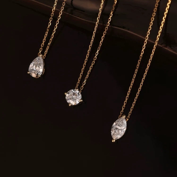 Diamond Solitaire Necklace