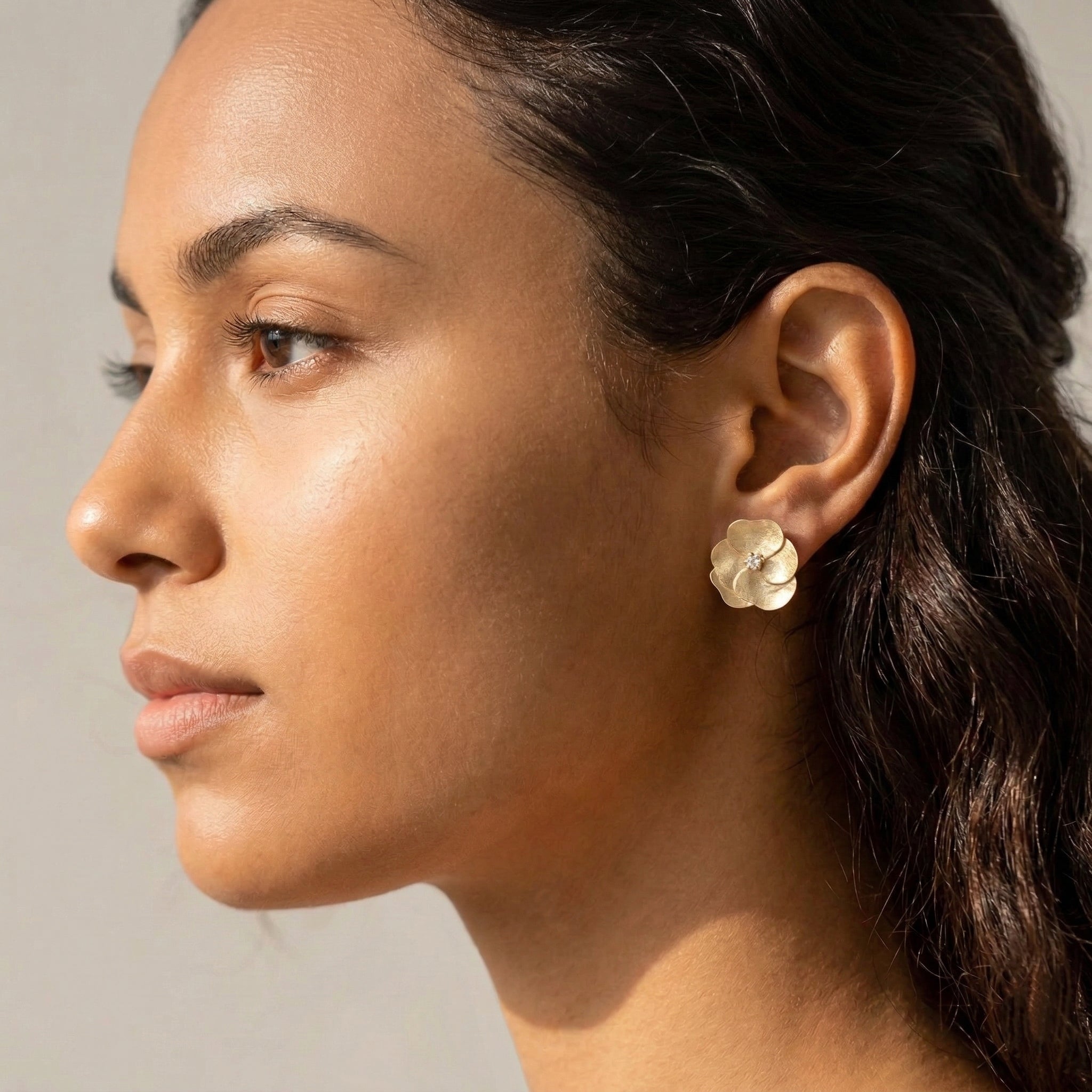 Camellia Flower Studs