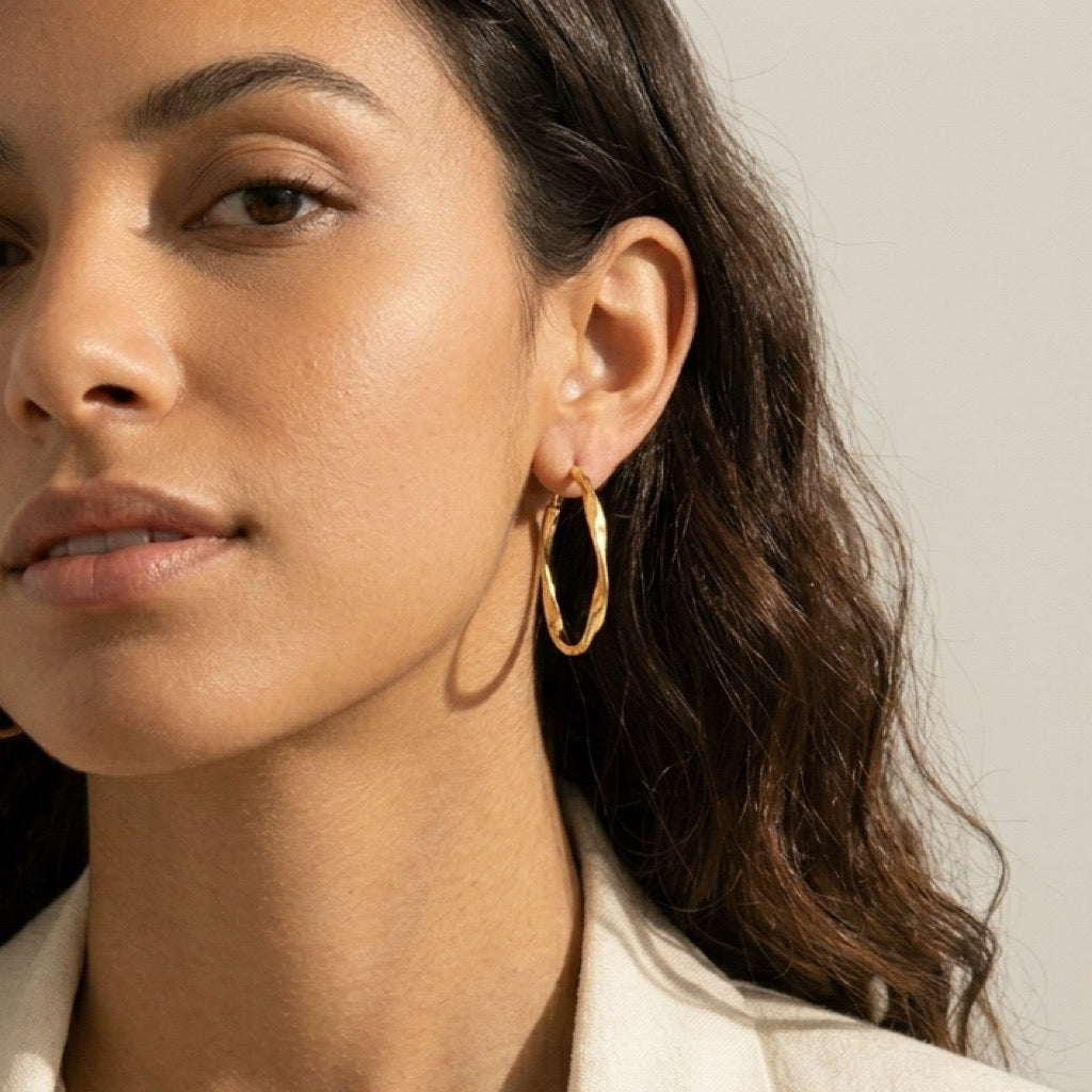 Irregular Twist Earrings