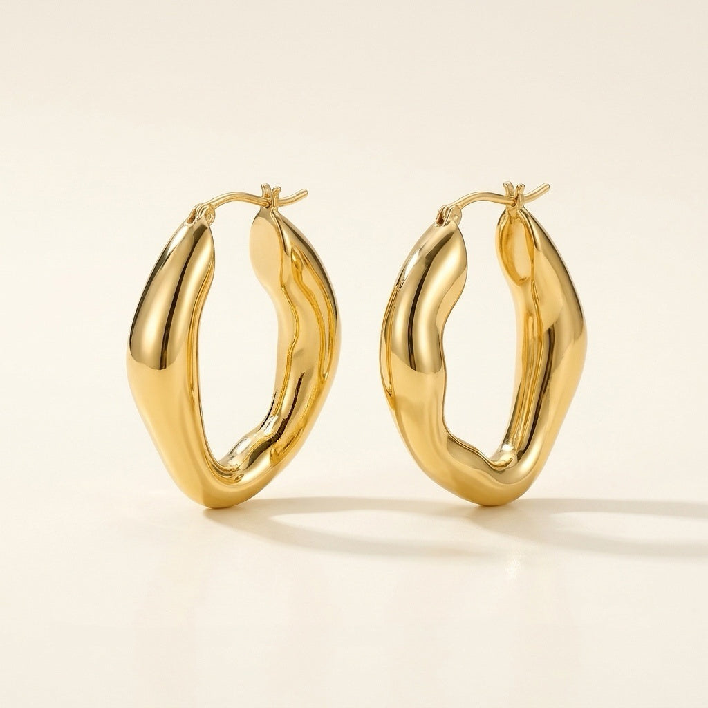 Wavy Irregular Earrings
