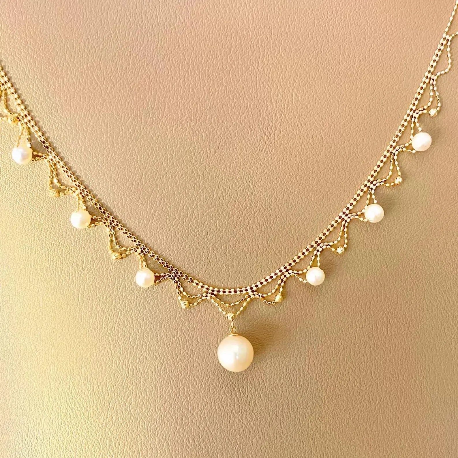 Pearl Lace Necklace