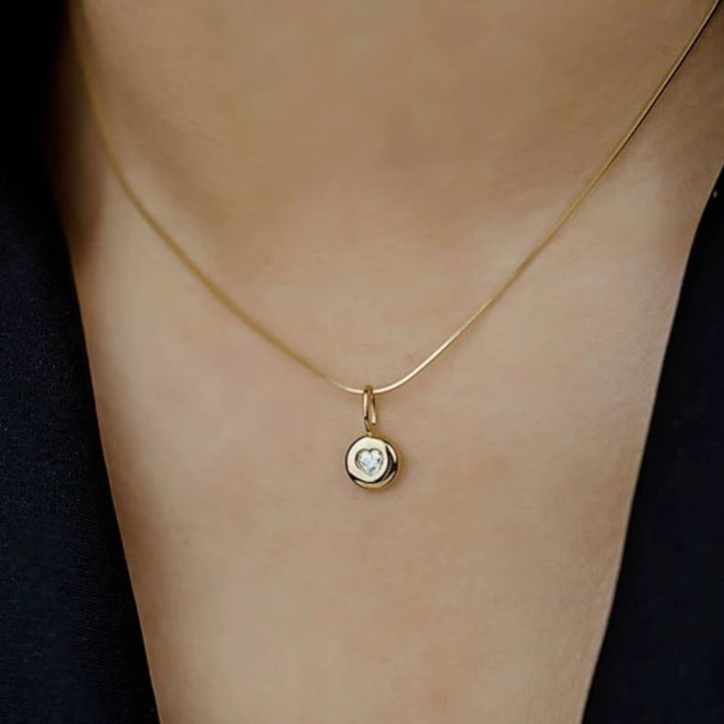 Dainty Solitaire Pendant