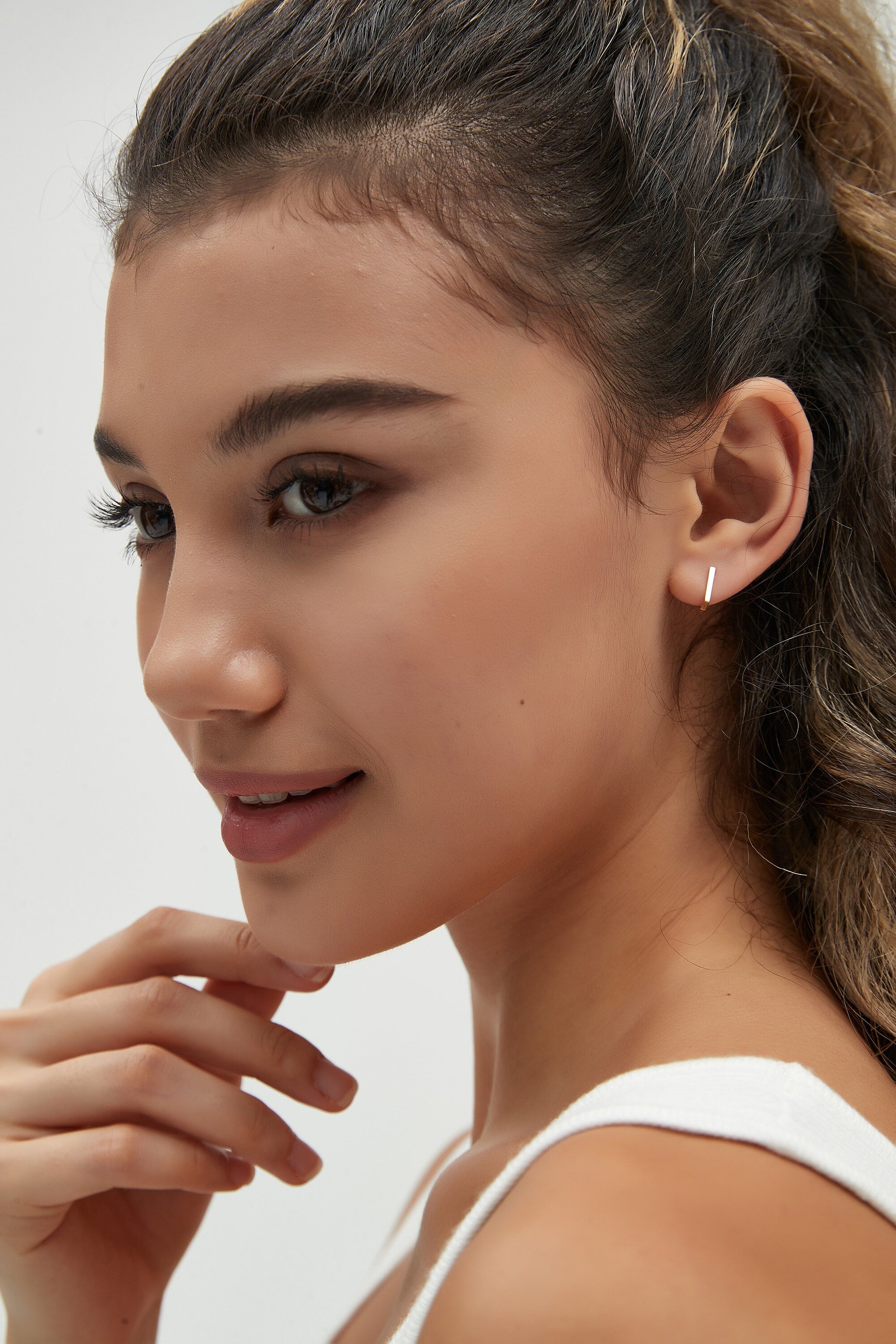 Rectangle Hoop Earrings