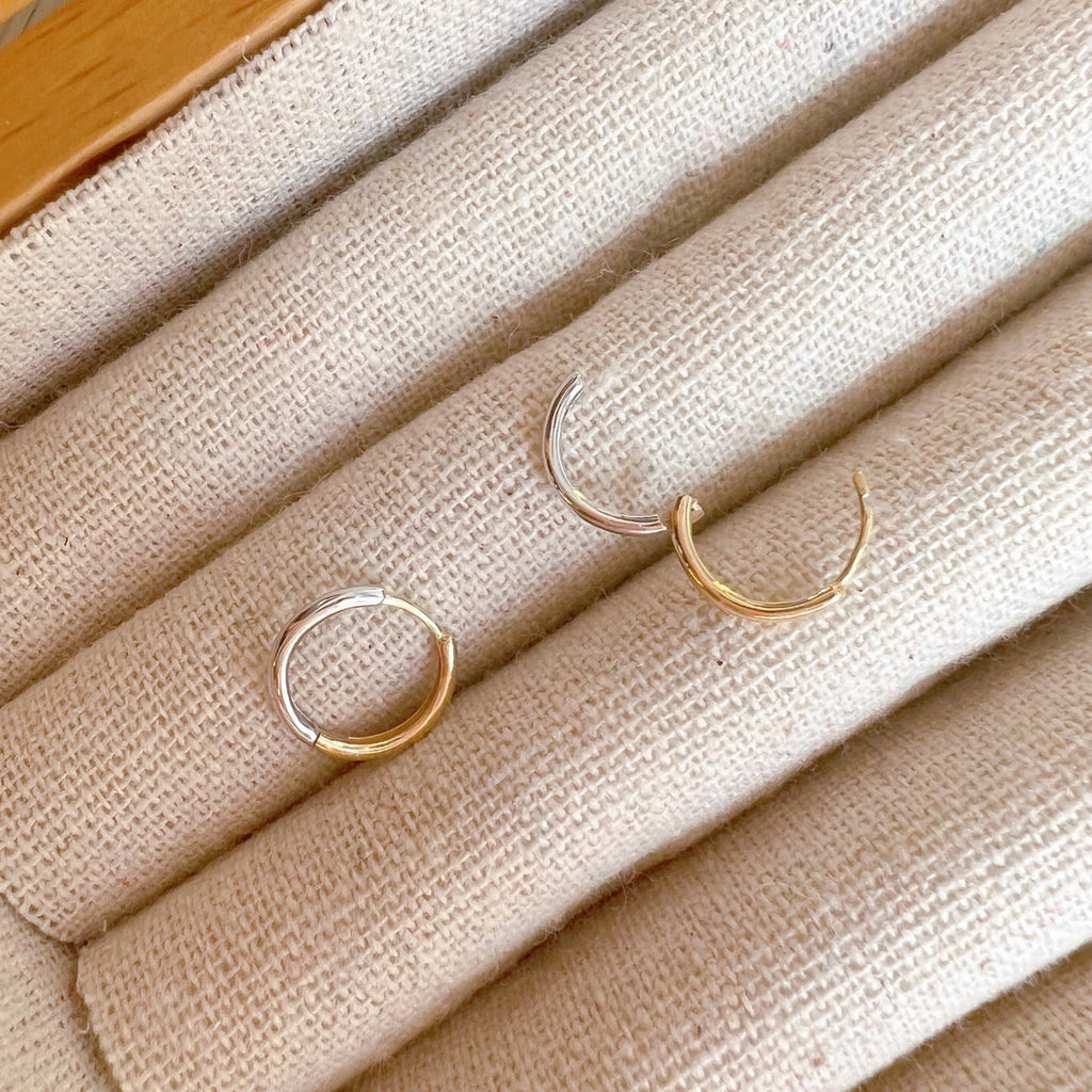 Everyday Two Tone Hoops