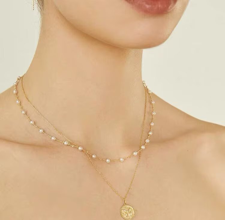 Multi Pearl Adjustable Necklace
