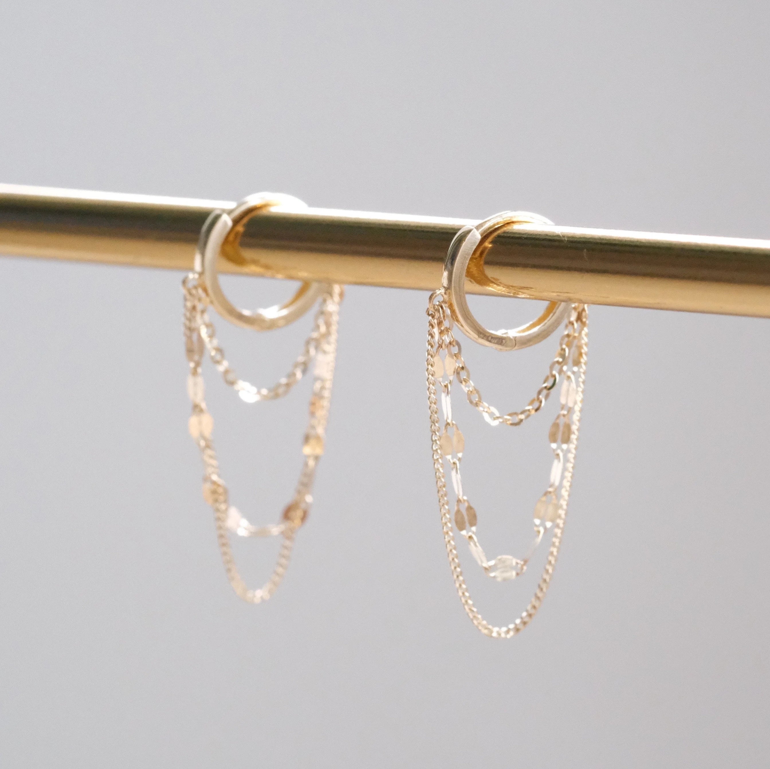 Lace Chain Earrings