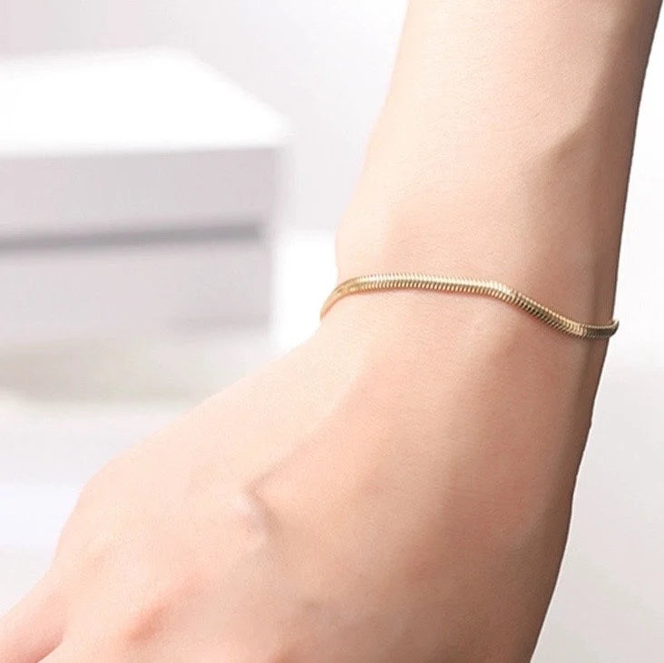 Soft Herringbone Bracelet