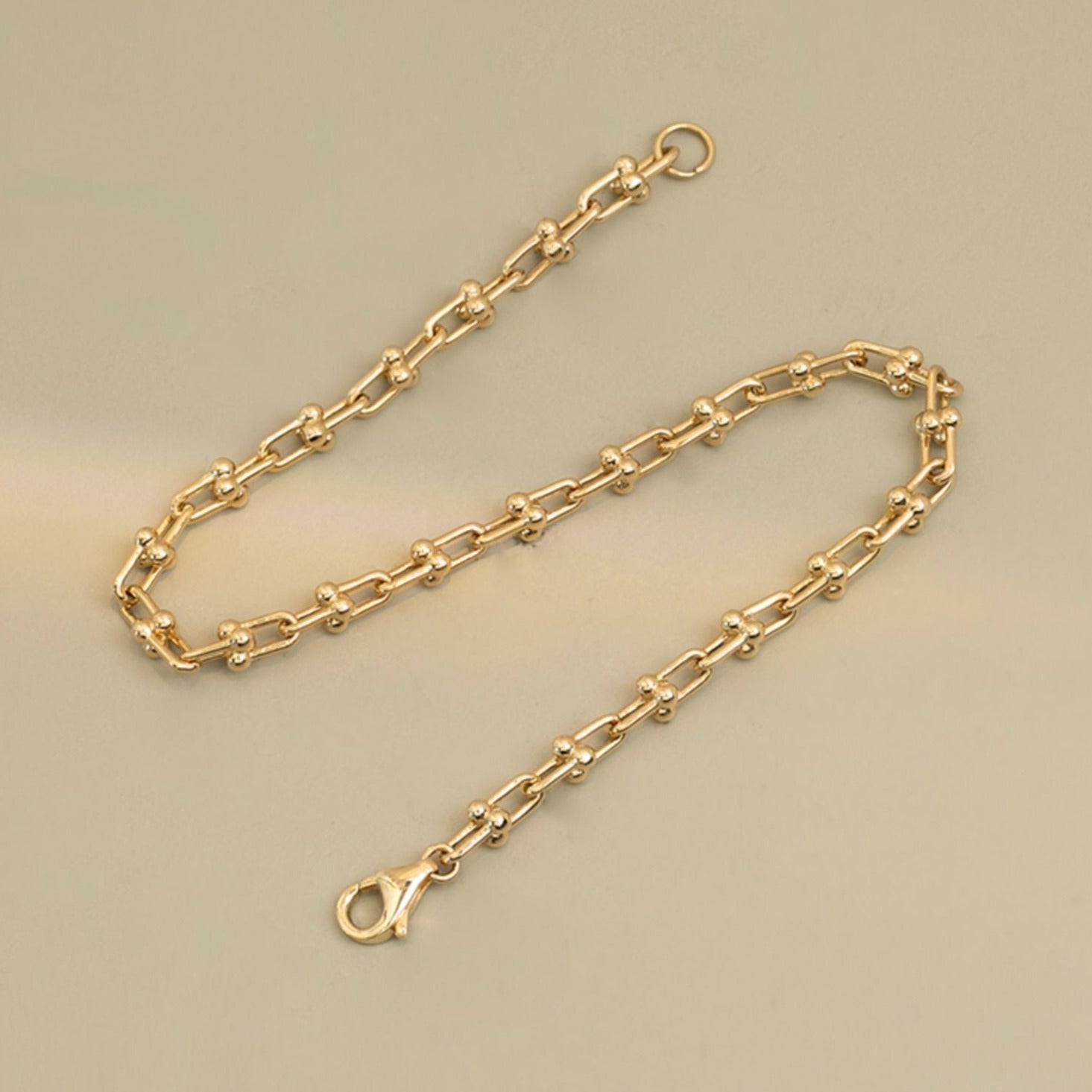 Chunky U Link Bracelet