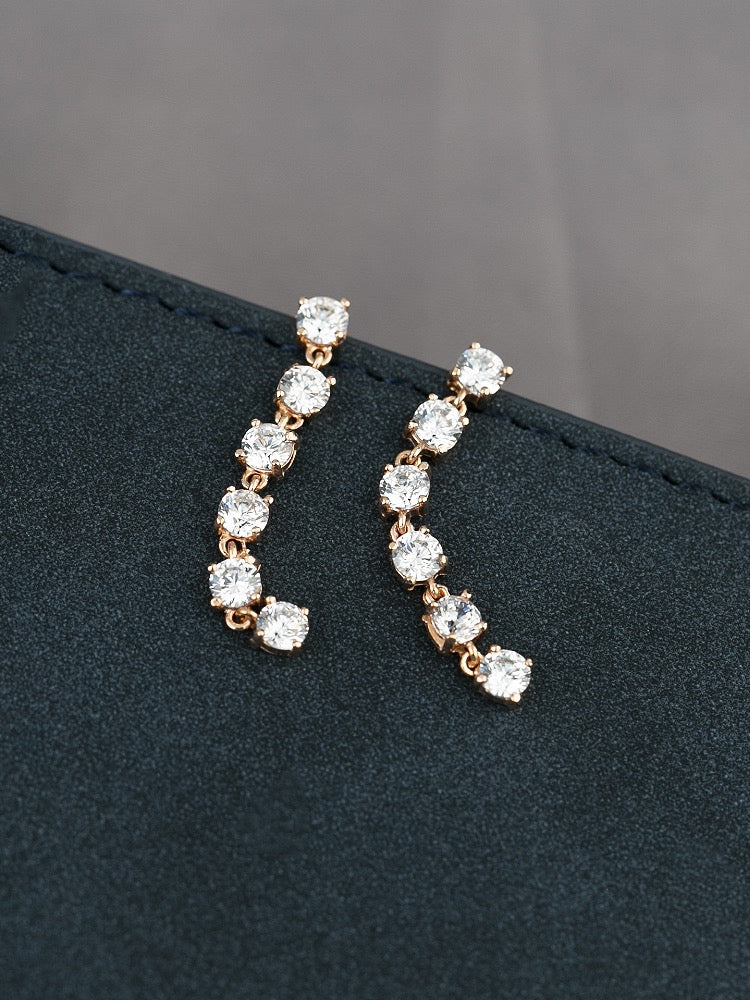 Dangling Crystal Earrings