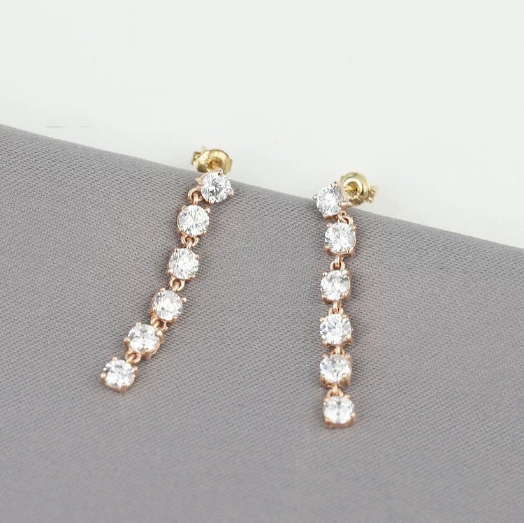 Dangling Crystal Earrings