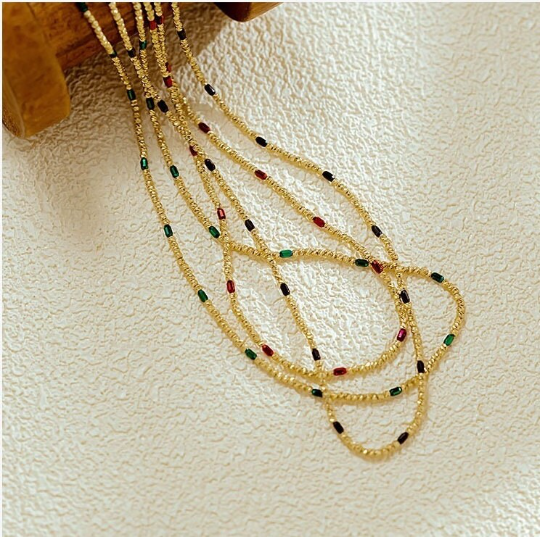 Colourful Beads Necklace