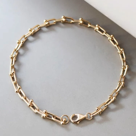 Chunky U Link Bracelet