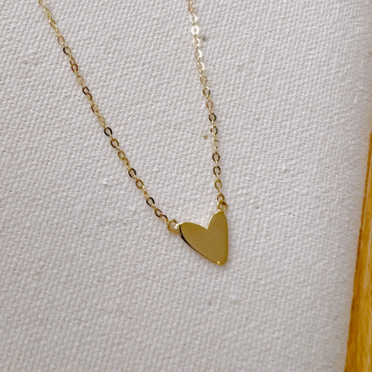 Flat Heart Necklace