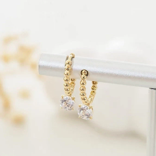 Beads Crystal Earrings